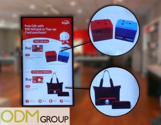 Free Gift With Purchase: Singtel Mobile