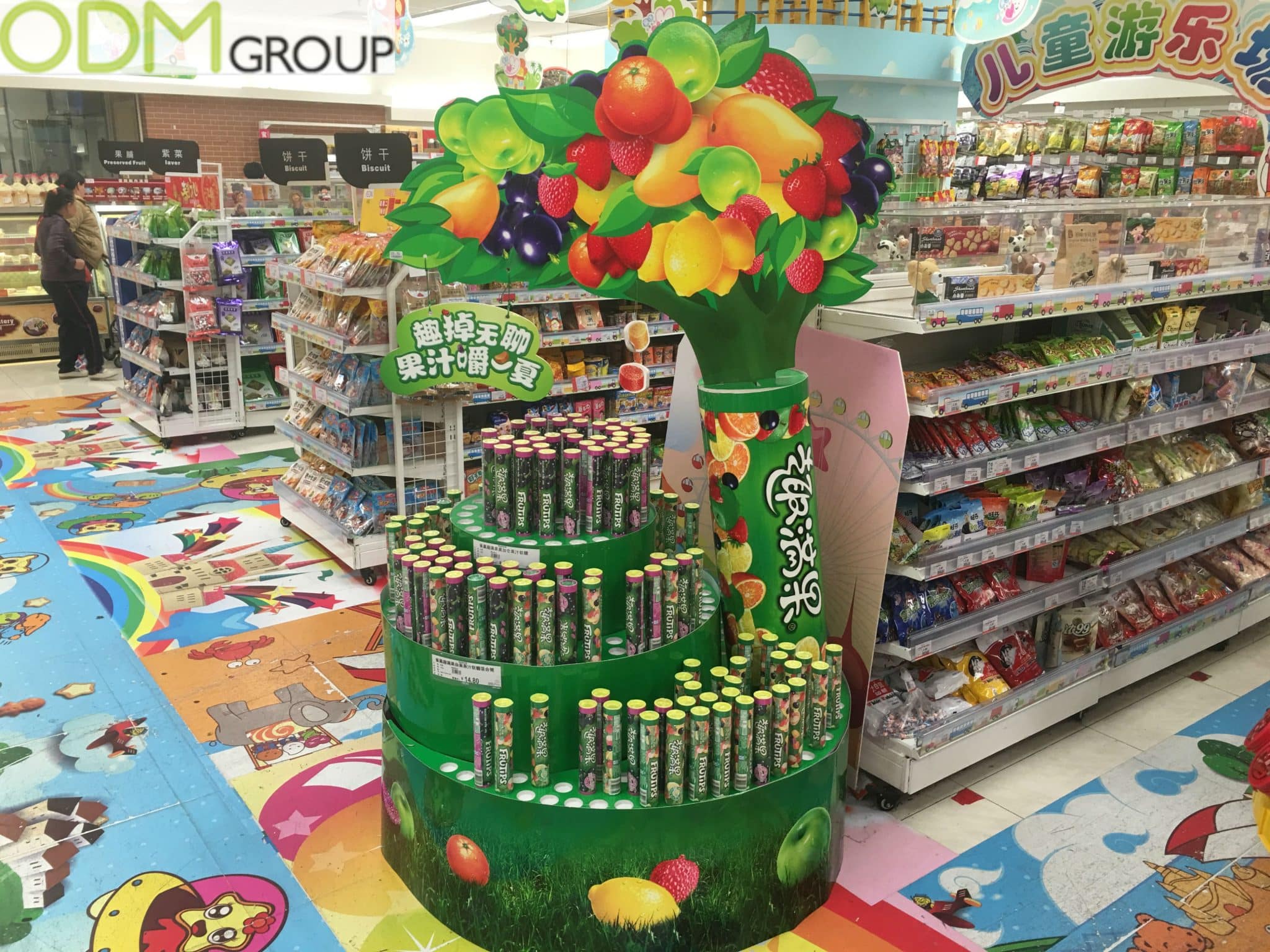 Awesome In Store Display by Nestle Frutips