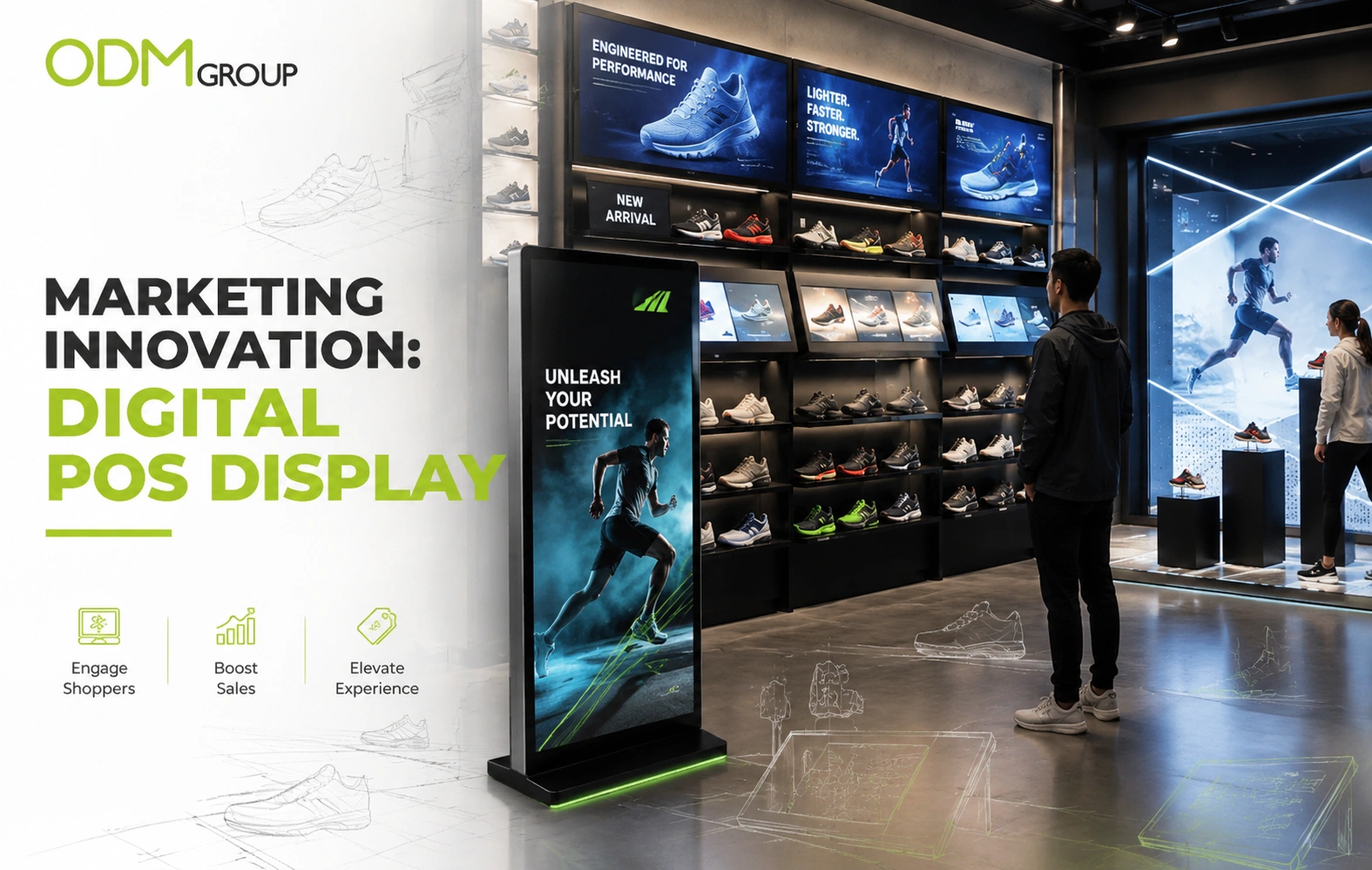 digital pos display