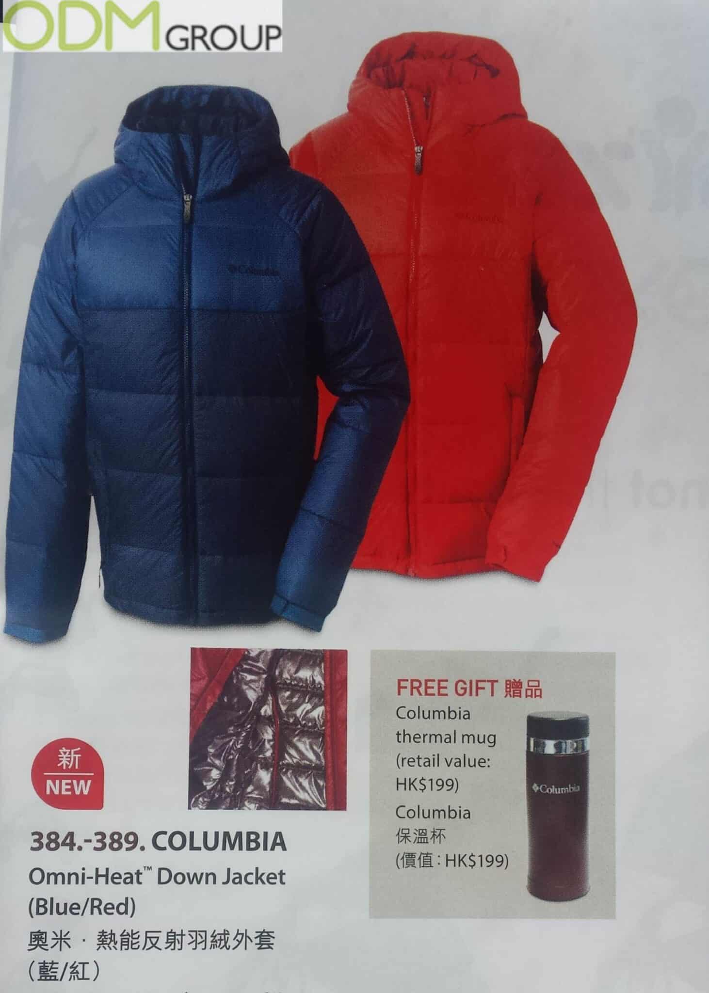 Columbia Gift With Purchase: Promotional Mugs