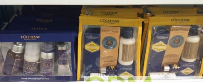 On pack promo - Gift bag offered by L'Occitane
