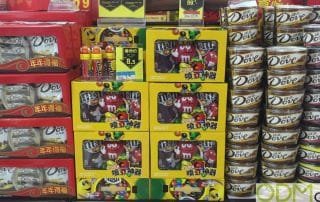 Promo candy dispenser - On pack promotion by M&M
