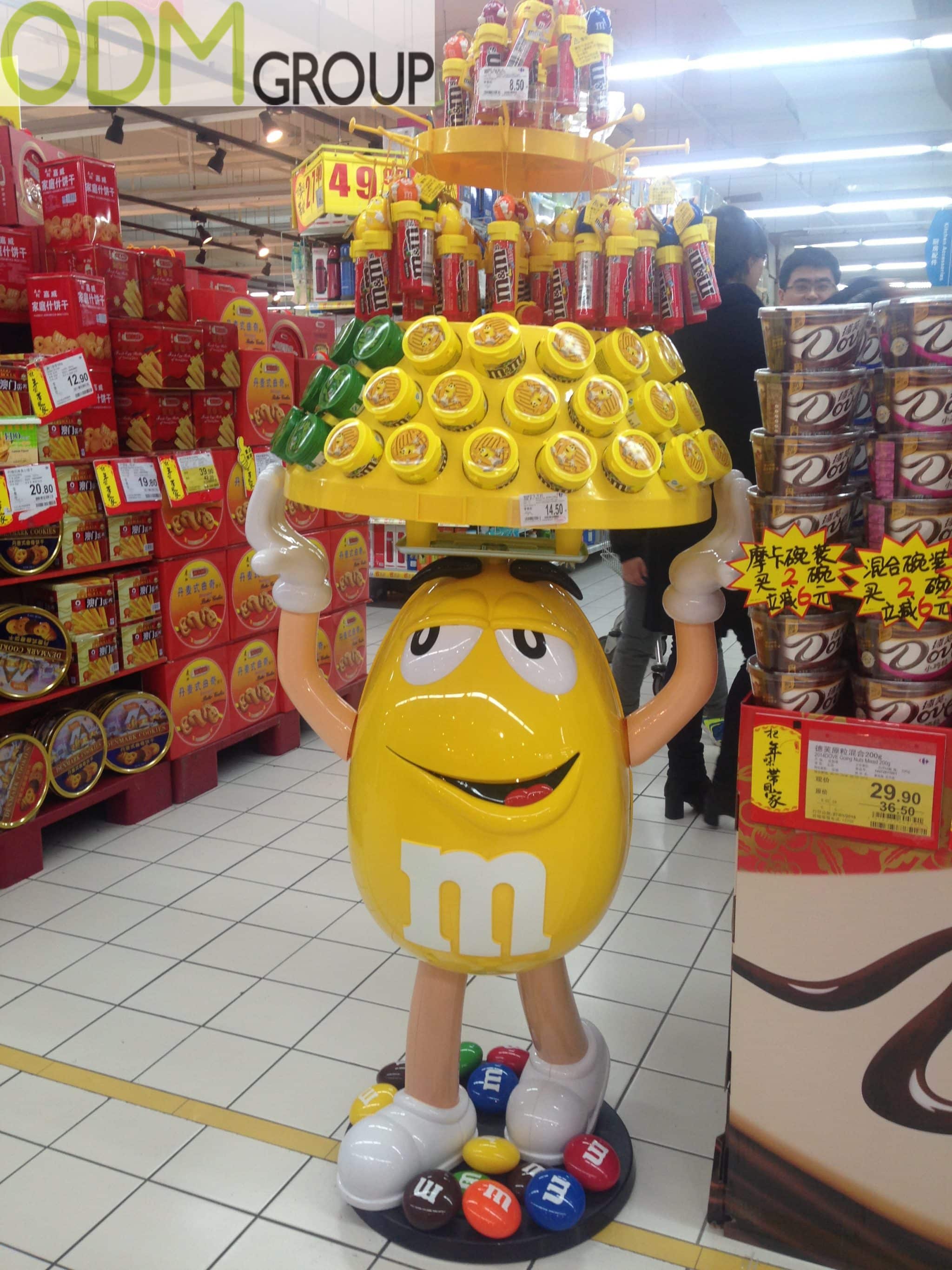 Custom In Store Display Promotion by M&M’s