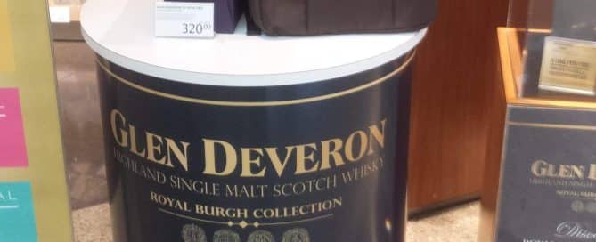 Duty Free Promo Backpack with Glen Deveron Whisky