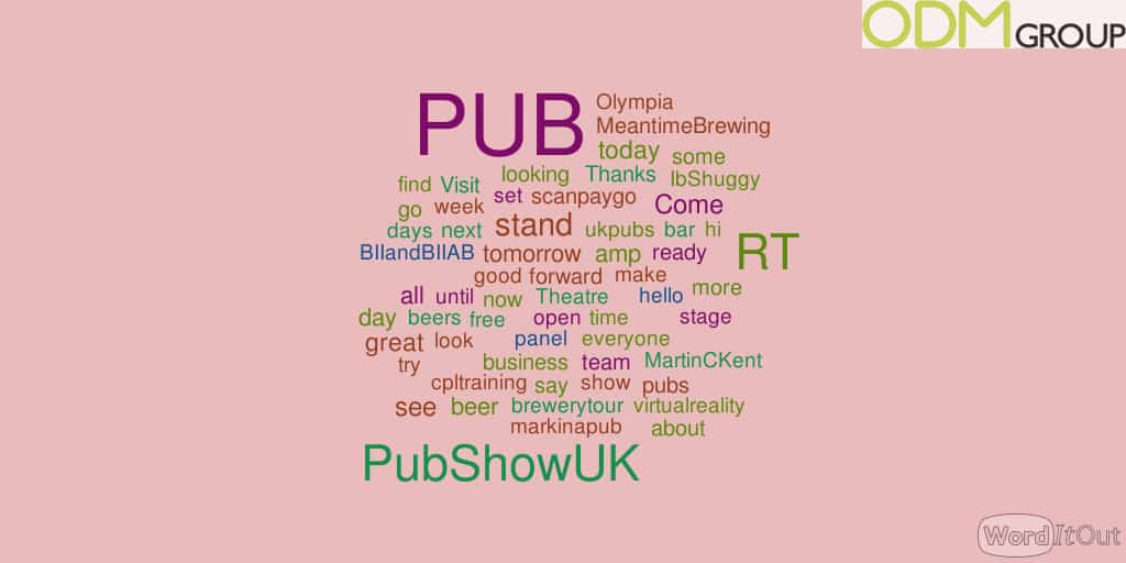 Event Tracking on Twitter: PUB Show UK'16 #PUB16 