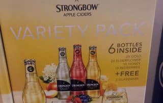Alcohol promotion - Free Strongbow Glass With Purchase
