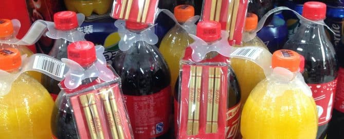 Gift With Purchase Coca Cola Chop Sticks