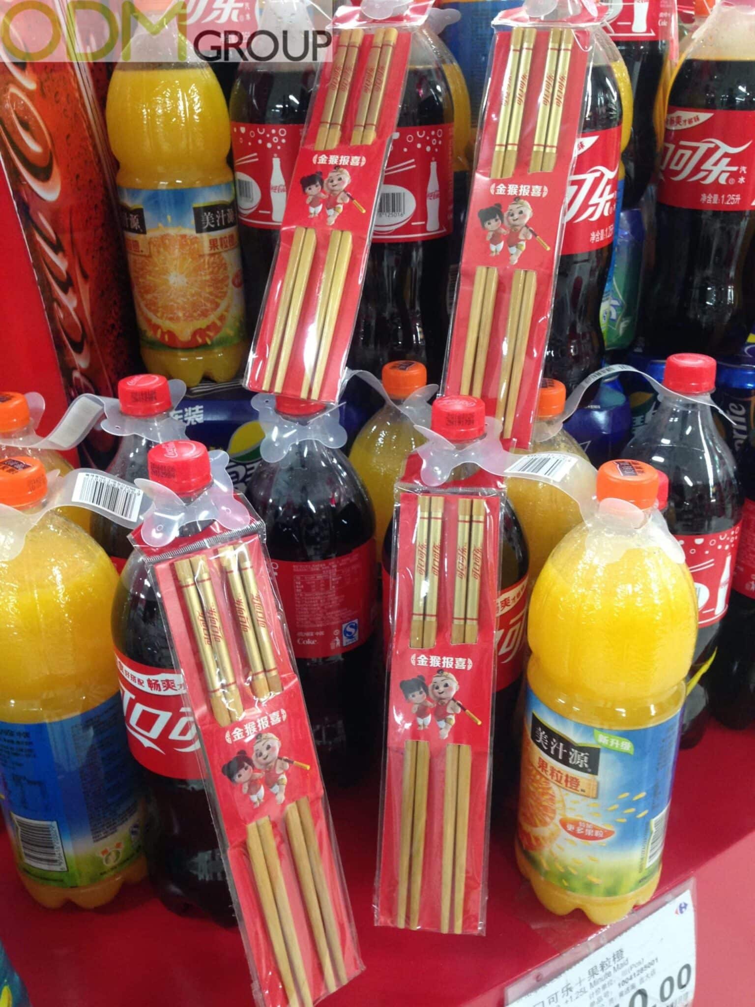 Gift With Purchase Coca Cola Chop Sticks