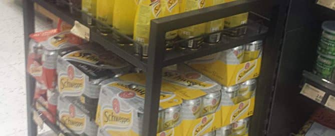 Mix It Up with Schweppes Point of Sales Display