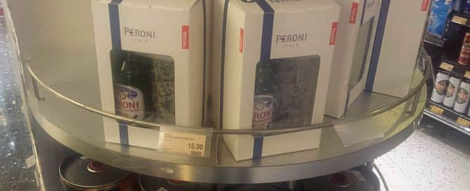 Peroni In-pack Promotion Offers Free Promo Glass