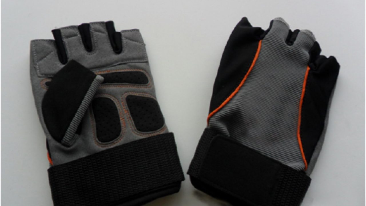 branded gym gloves