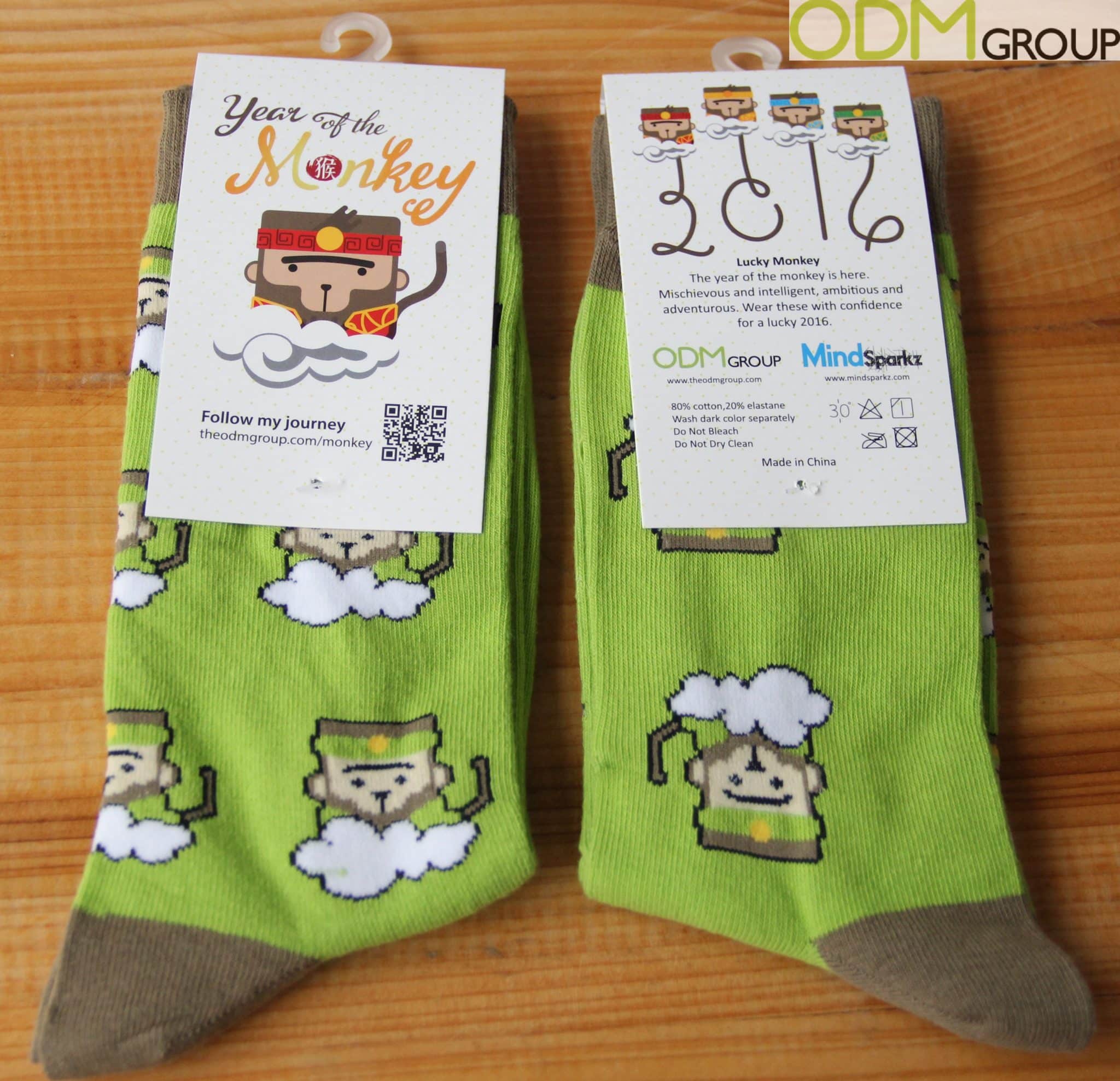Introducing our Green Lucky Monkey Socks