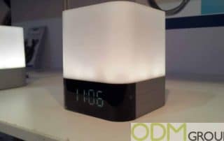 3 in 1 Branded Alarm clock with Built In Light and Powerbank