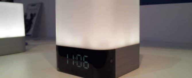 3 in 1 Branded Alarm clock with Built In Light and Powerbank