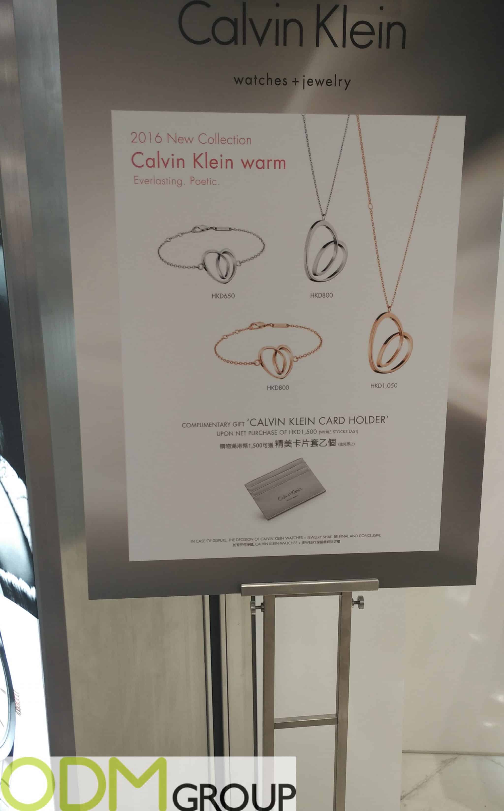 Branded Card Holder as Gift by Calvin Klein