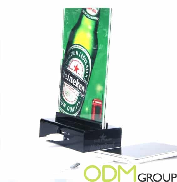 Drinks Promotion Idea LED Menu Power Bank