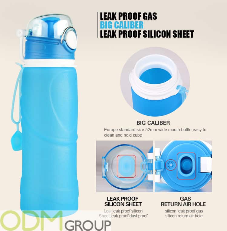 Foldable and compact Custom Travel Bottle