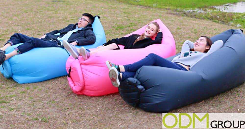 Lounge Happy on these Promo Inflatable Chairs