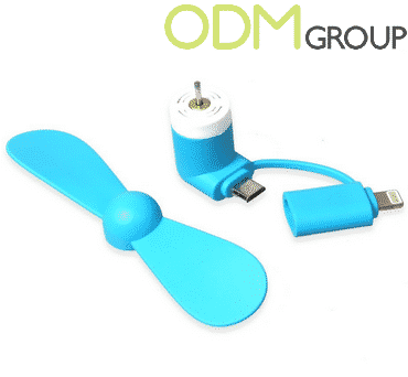 Summer Marketing Gifts to Keep Cool Mobile Powered USB Fans 