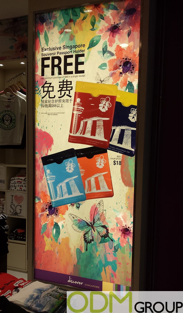 Souvenir Promo – Singapore Passport Holder