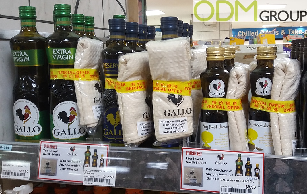Branded Towel – Gallo Olive Oil Promotion