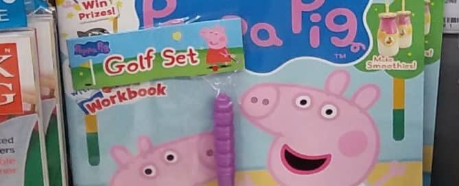 Covermount Gifts - Golf Set Toy from Peppa Pig