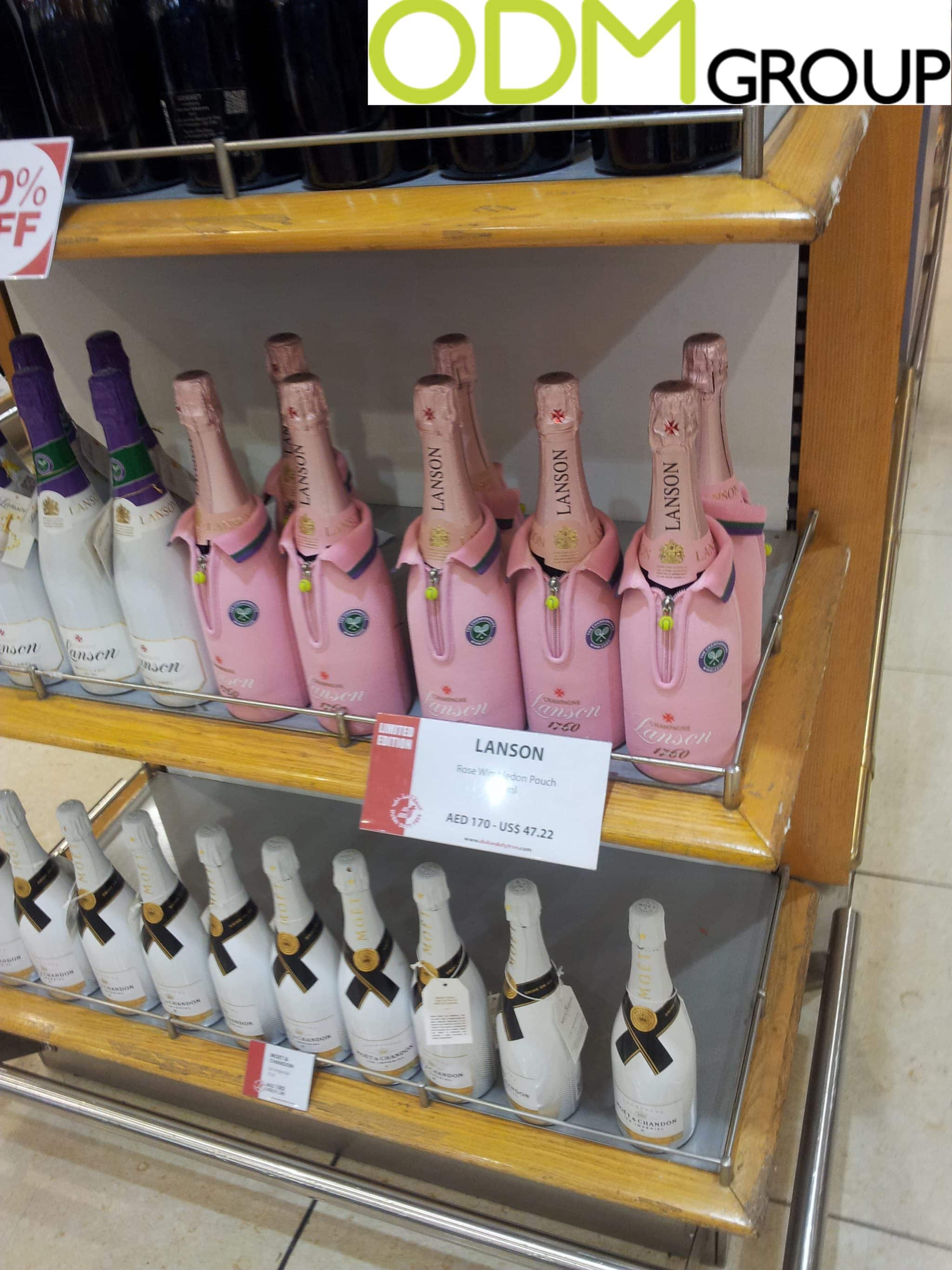 Lanson offers Branded Wine Bottle Cooler Jacket