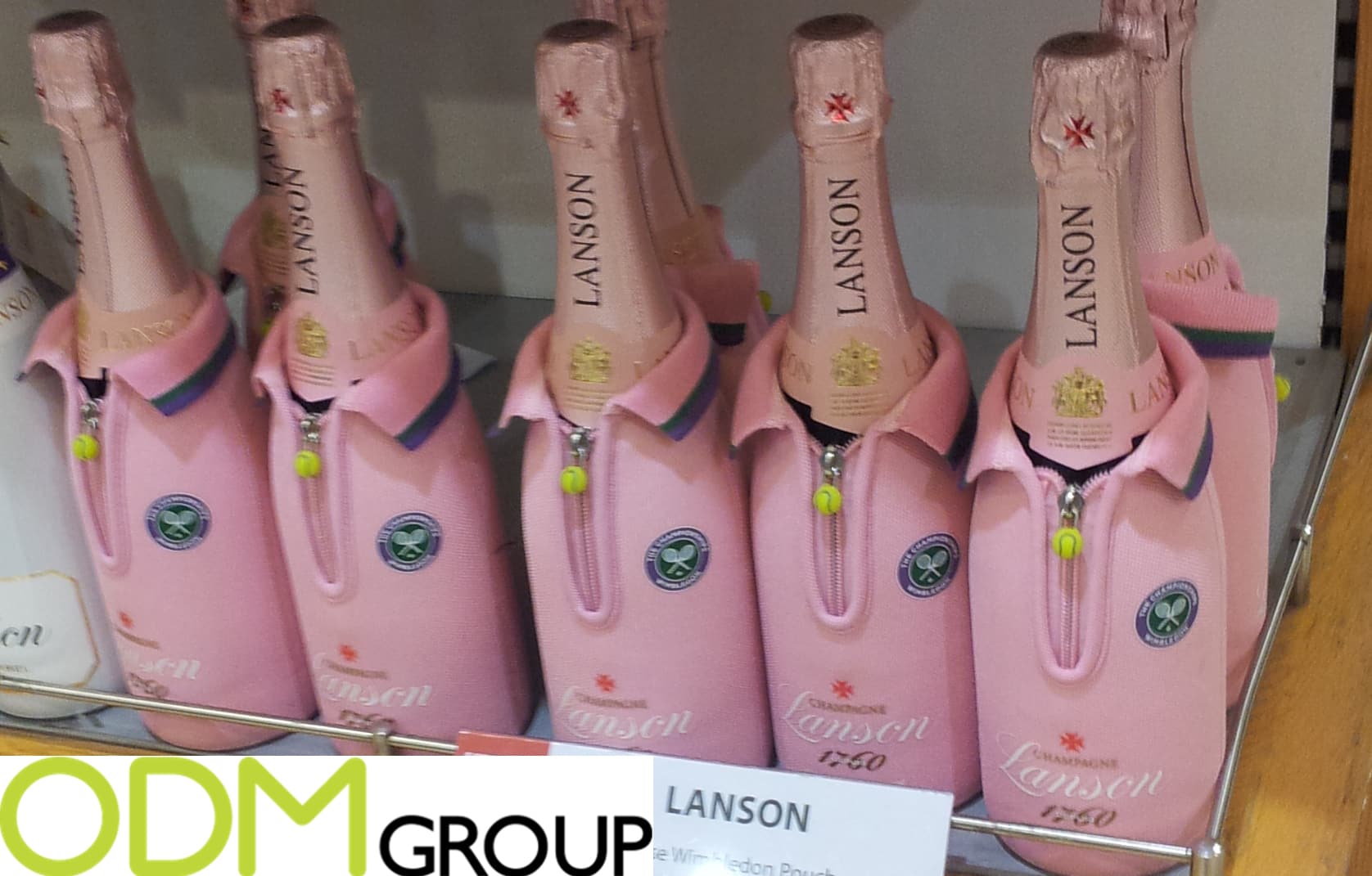 Lanson offers Branded Wine Bottle Cooler Jacket