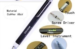Multifunctional promo product - 6-in-1 Copper Alloy Pen