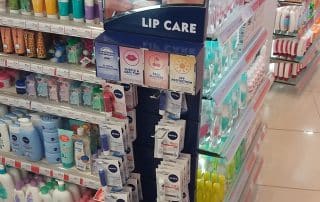 Nivea Lip Care Promo - Custom POS Display