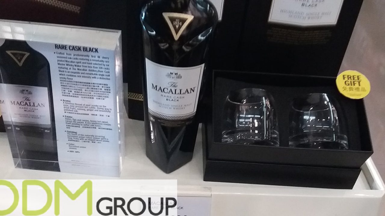 The Macallan Promo Idea Custom Whiskey Glasses