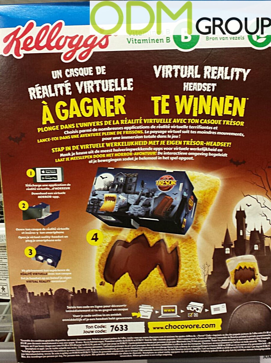 Halloween Promotion - Printed VR Glasses by Kellogg’s