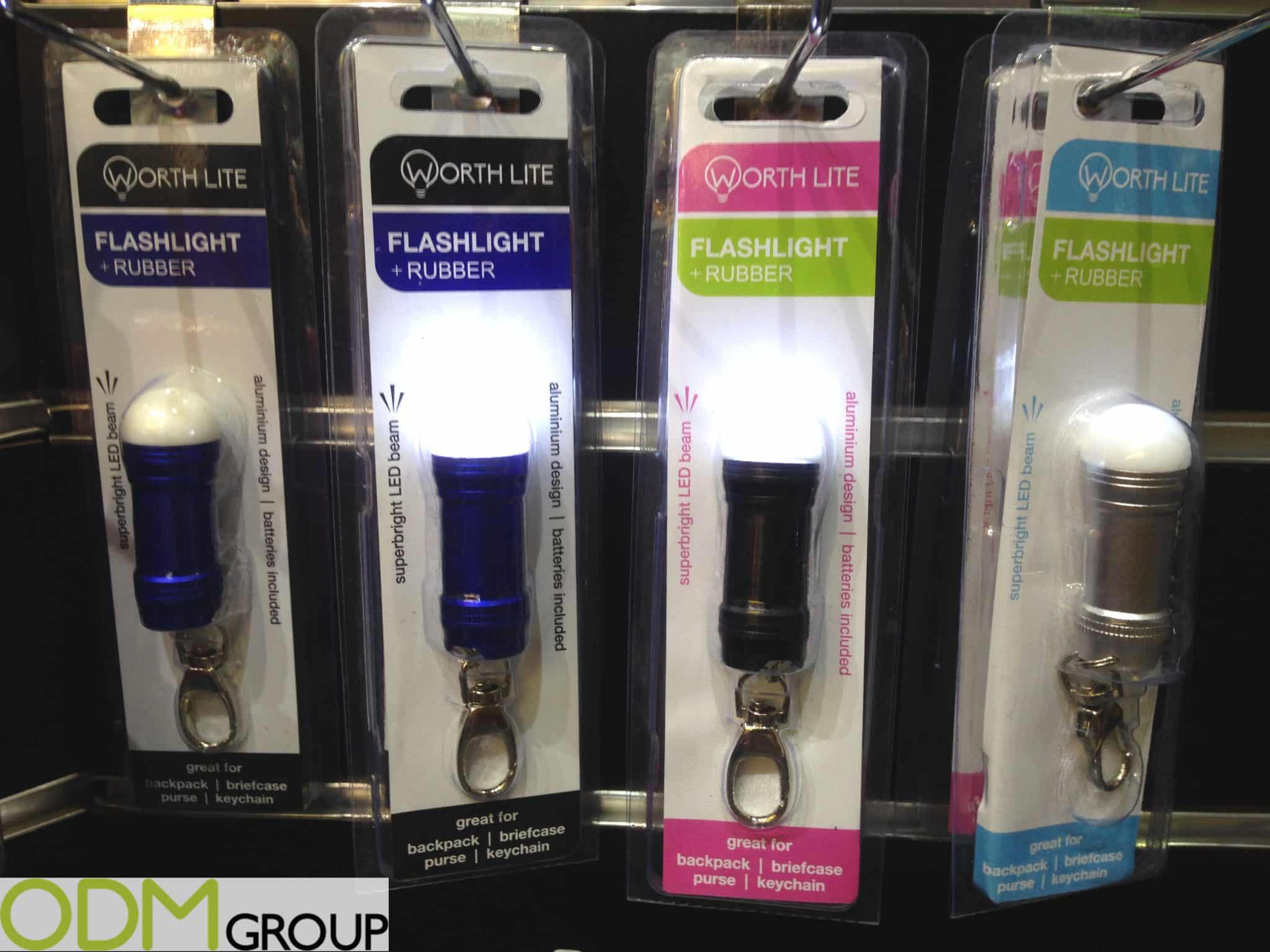 Branded LED Keychain Flashlight