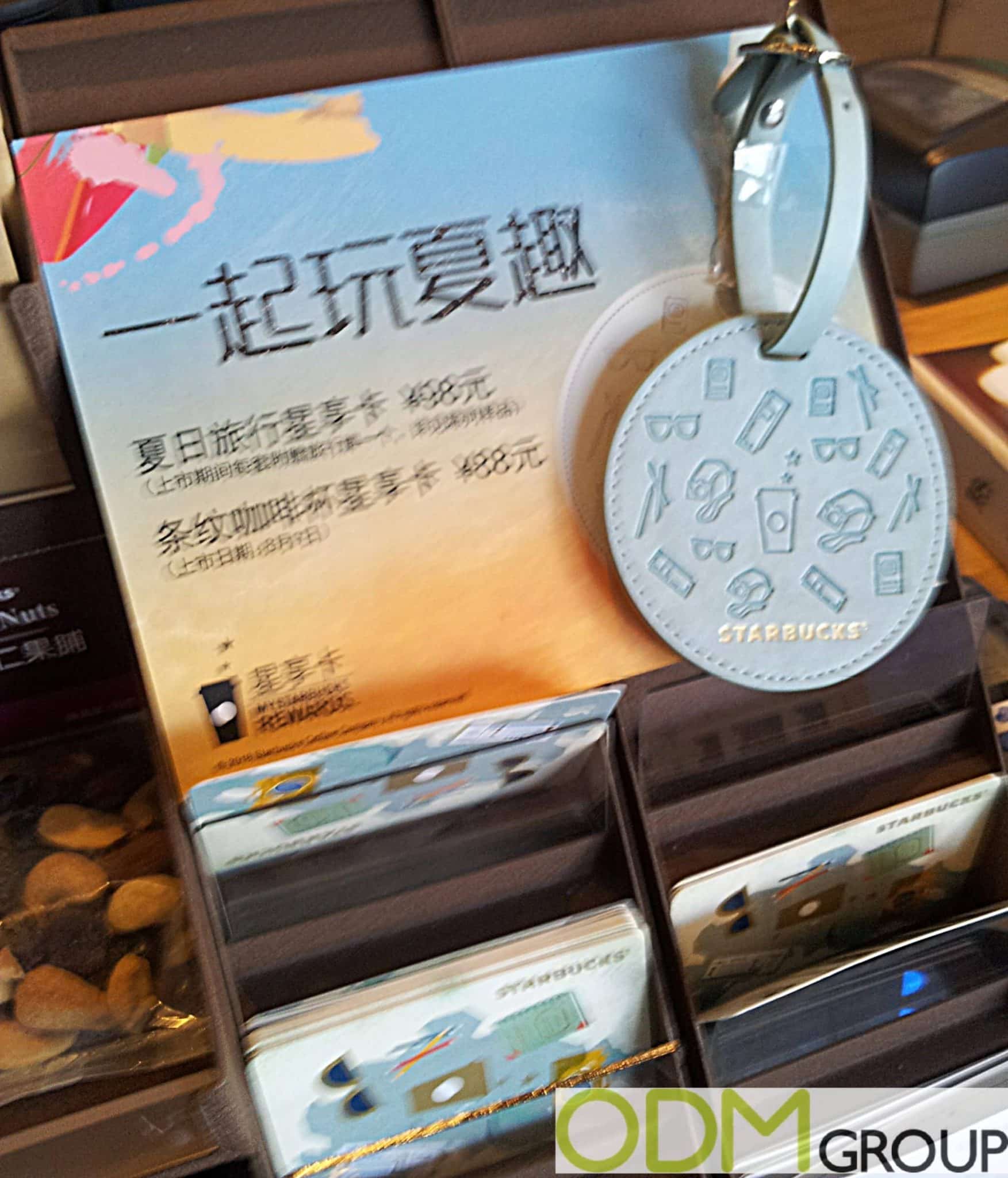 Starbucks Purchase with Purchase Branded Luggage Tags
