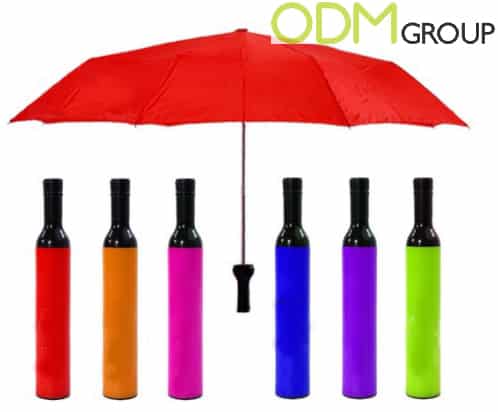 Wine Marketing - Bottle Shaped Custom Umbrella5