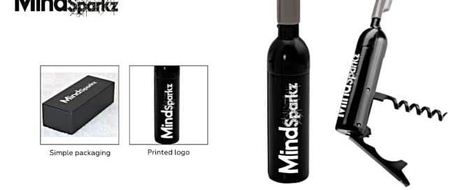 Wine Promotions: Bottle Shaped Corkscrew