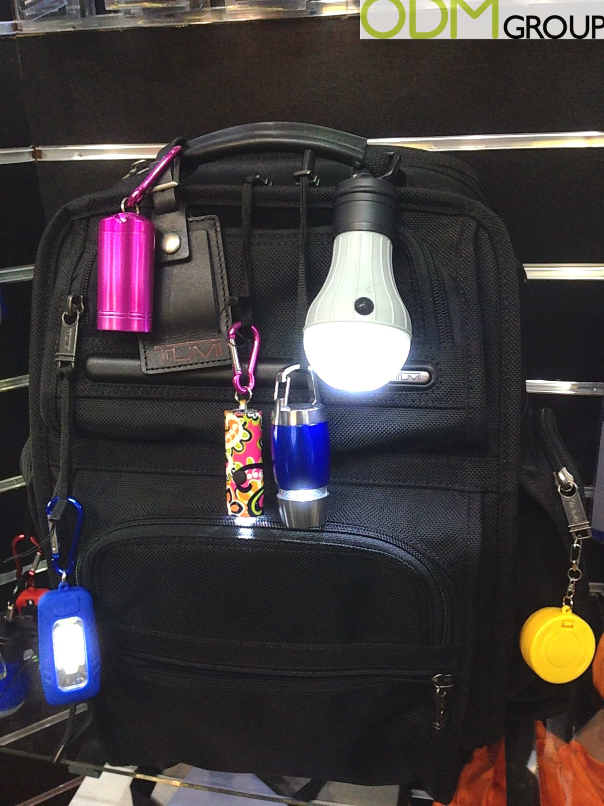 LED Branded Keychain Flashlight