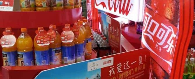 Coca Cola Instore Marketing with Unique POS Display