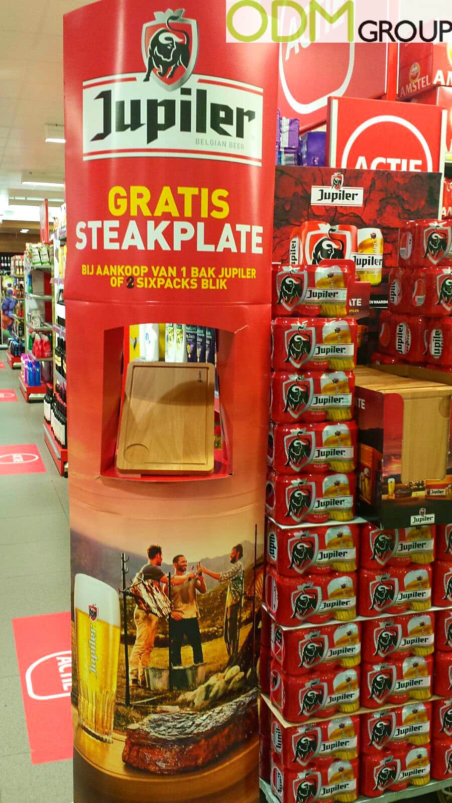 In Store Promotion - Branded Steak Plate by Jupiler