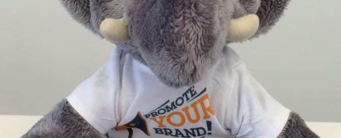 Promotional Products Week #promoteyourbrand with plush mascot