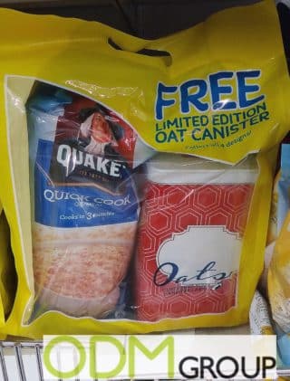 Gift with purchase by Quaker - Free box