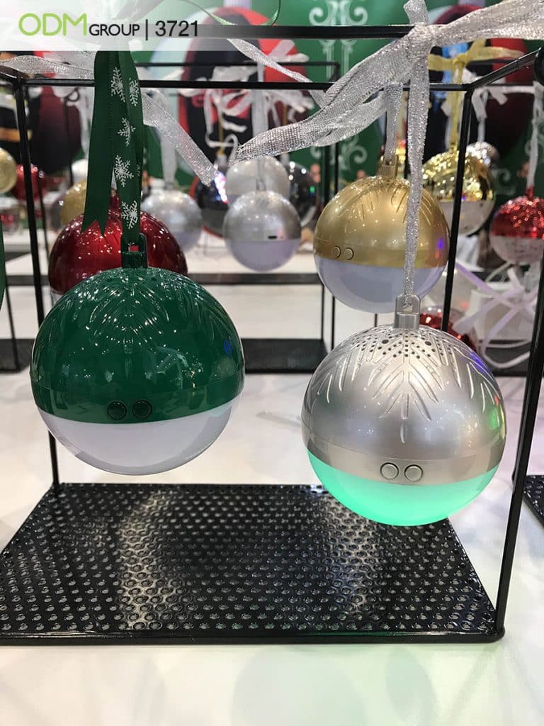 Flashing Christmas Baubles with Full Colour Print