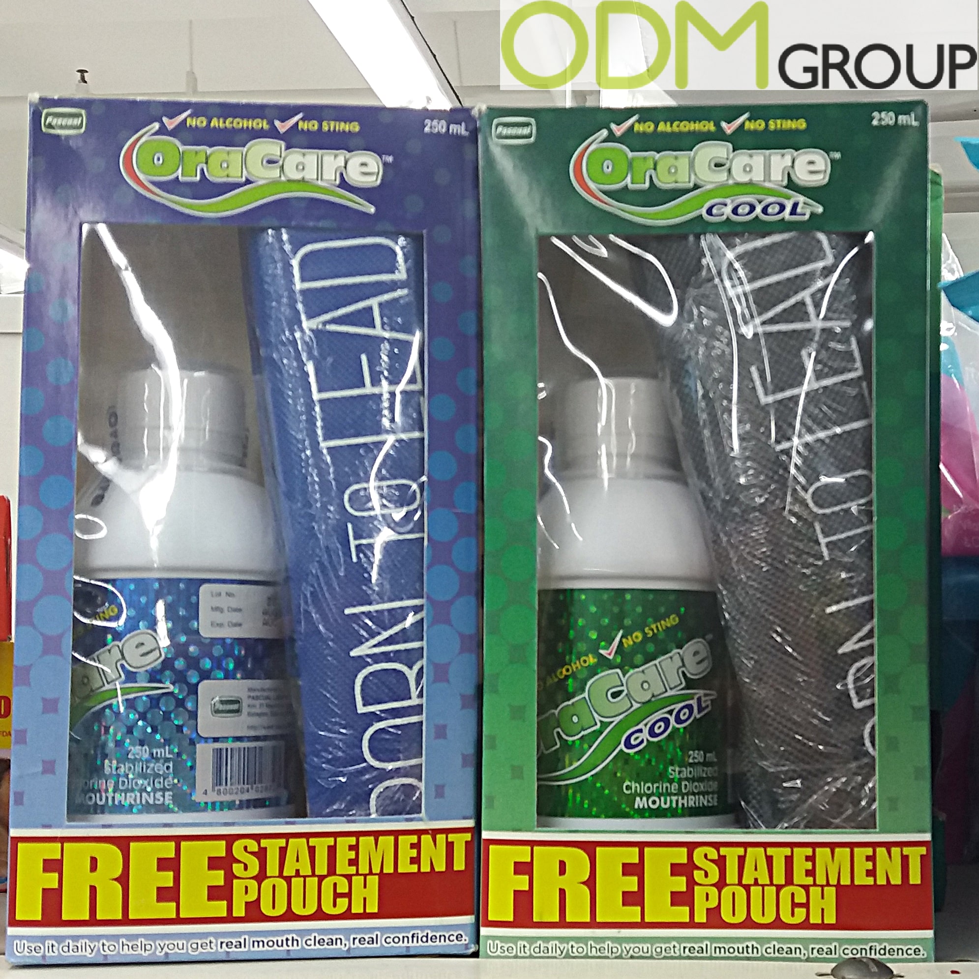 On-Pack Promotion - Free Pouch by Ora Care