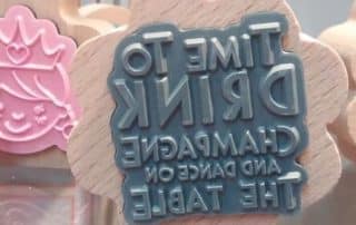 Original Promo Ideas – Custom Wooden Stamps with Slogan