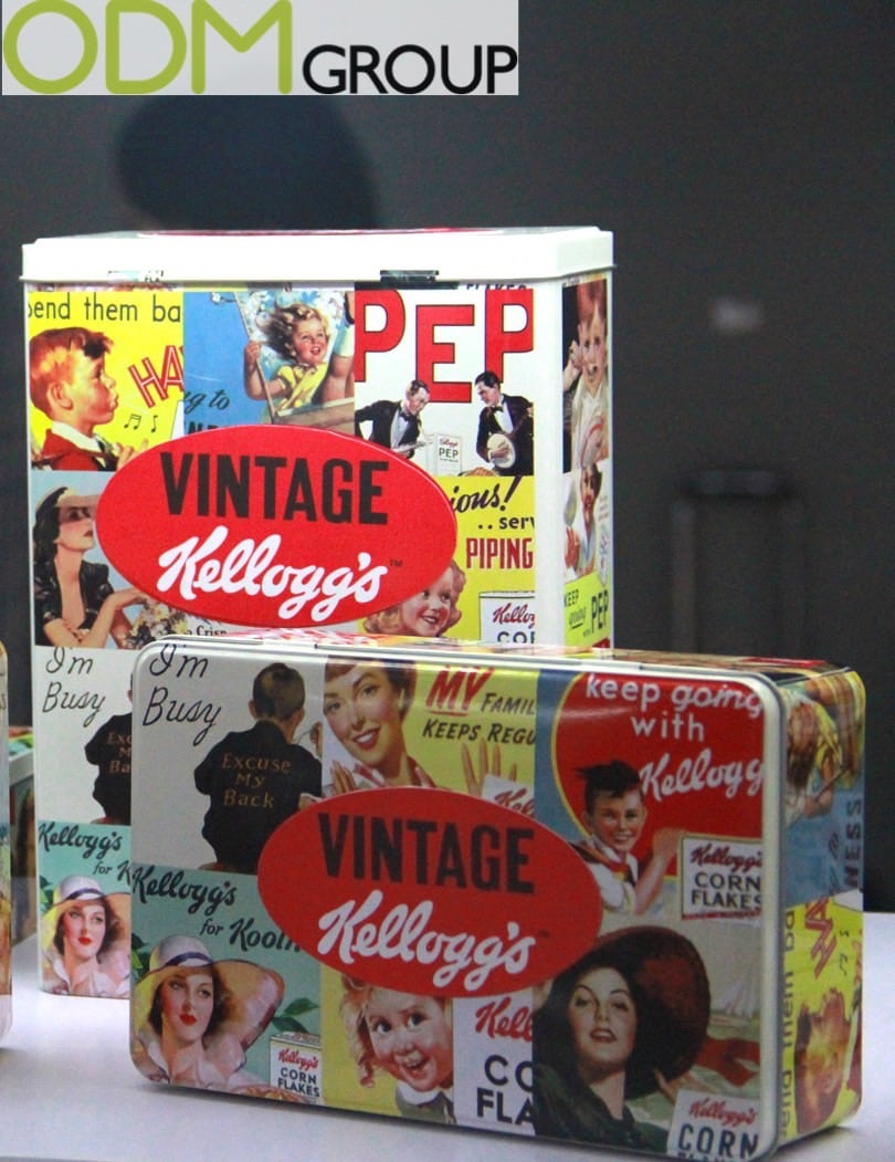 Vintage Promo - Cereal Tins for Kitchen Storage