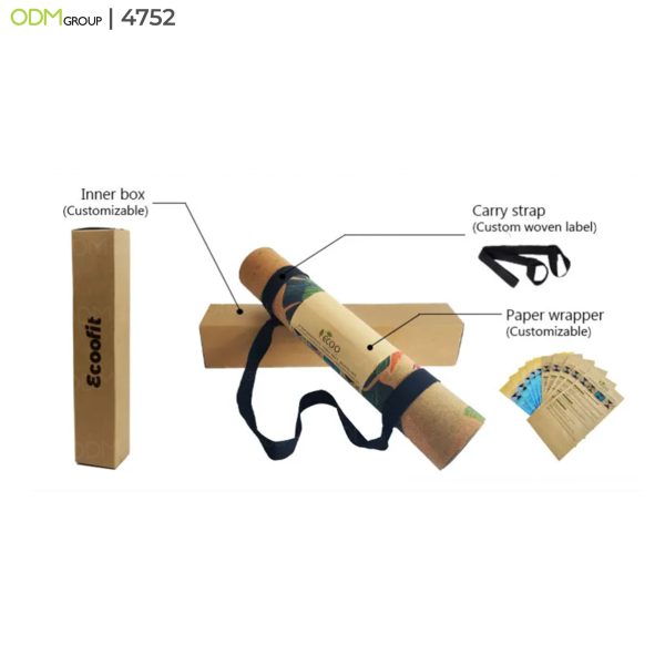 Sustainable Rubber Cork Yoga Mat 2