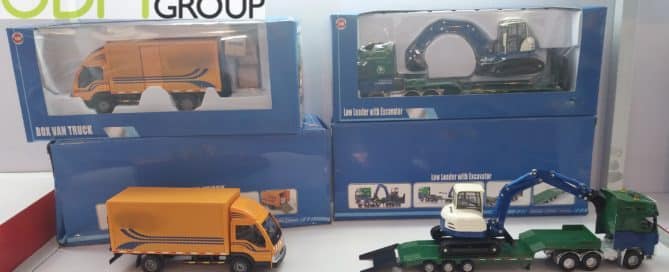 Branded Miniature Trucks to promote in Logistic Industry