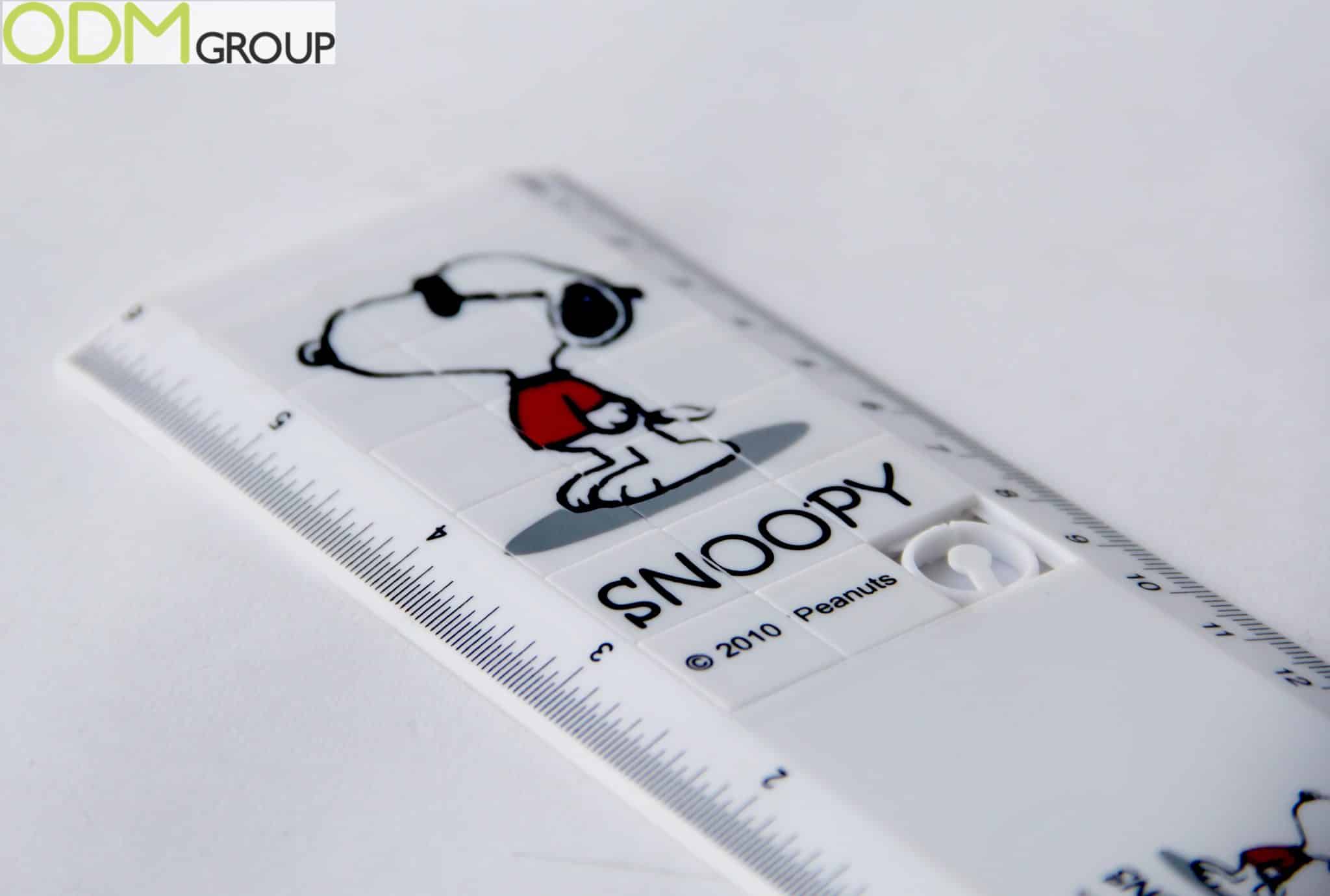 Original Stationary Idea - Promotional Ruler with Puzzle by Snoopy  