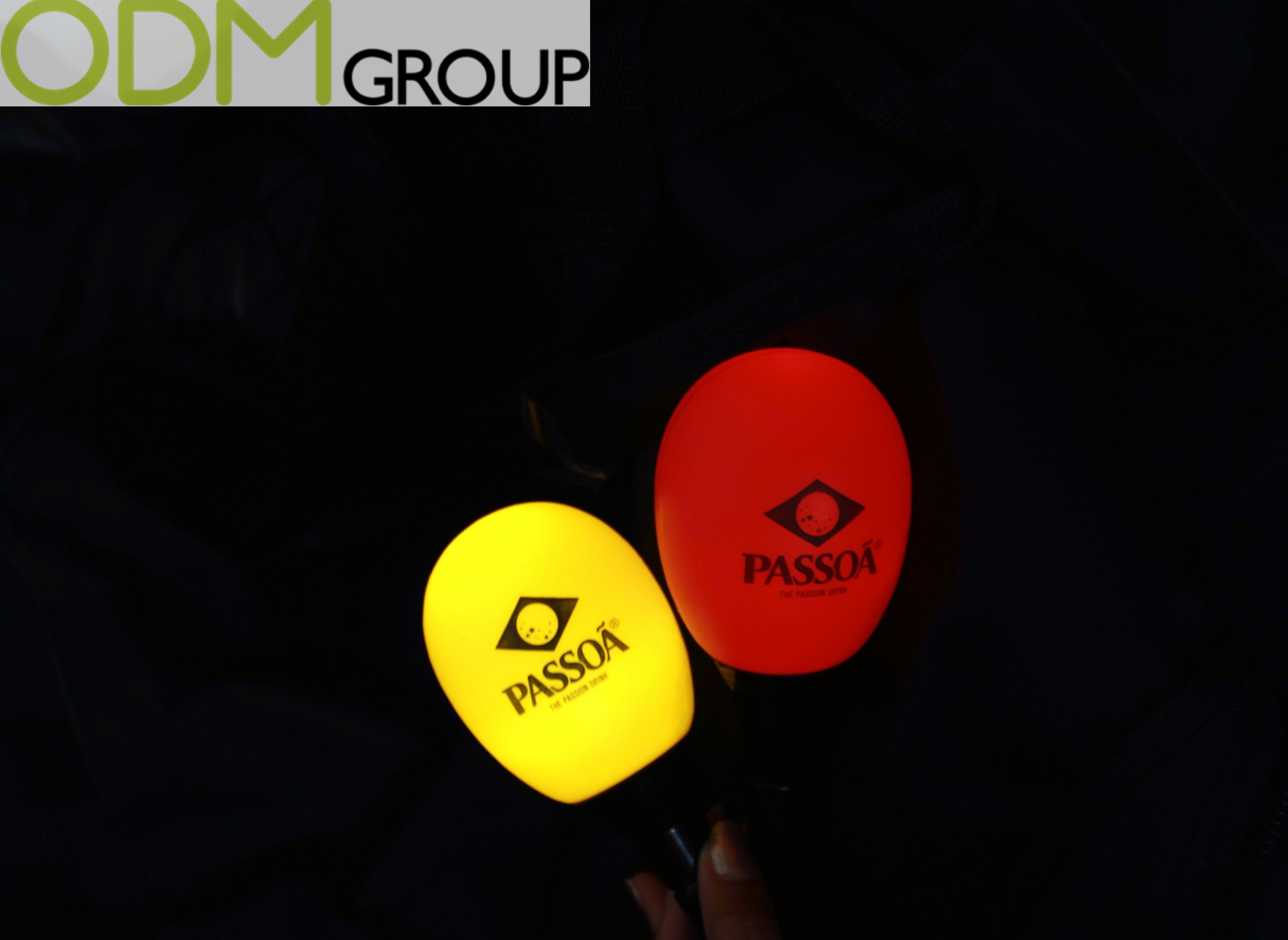 Promotional Idea for Party - Custom LED maracas by Passoa 
