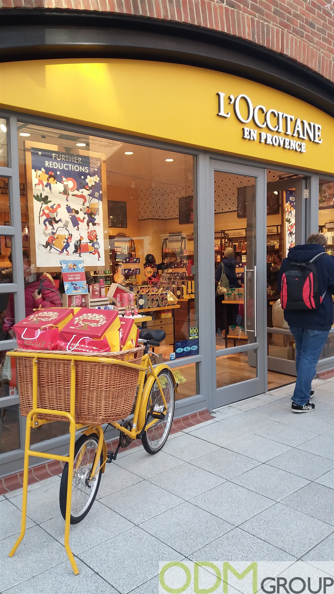 Bicycle POS Display – L’Occitane Promotional Strategy